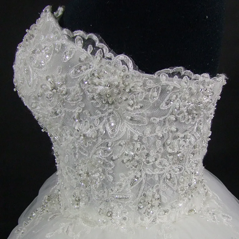 QQ Lover элегантное роскошное кружевное свадебное платье винтажного размера плюс Бальные платья Vestido De Noiva
