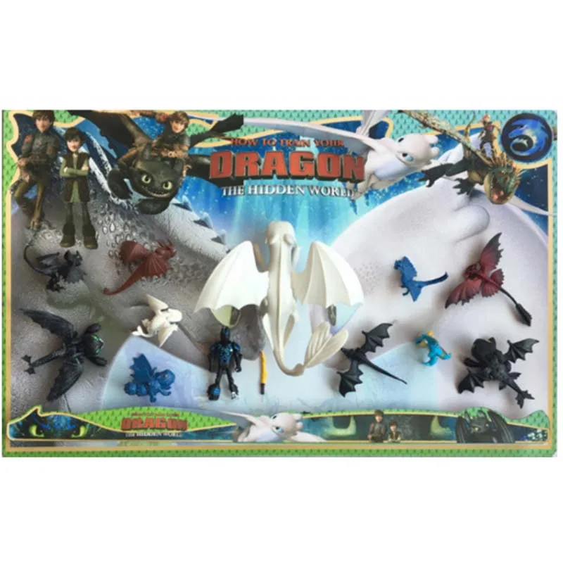 

How To Train Your Dragon 3 Toothless Cartoon PVC Figures Action Figure Toys Kids Collection Ornaments Kids Xmas Gift