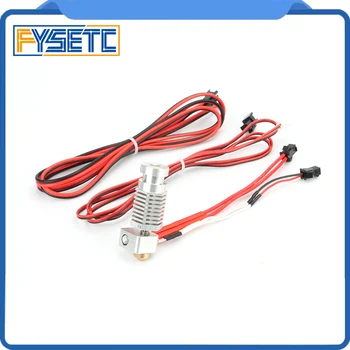 

1Set R1 R1+ Hexagon Hot End Kit 1.75mm All Metal Hotend 12v With 100Kohm Thermistor 0.4mm Nozzle for Robo R1 3D Printer Parts