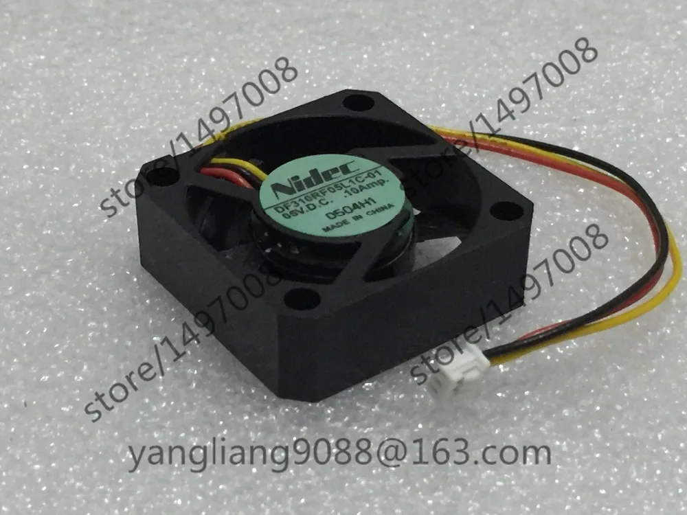 Серверный охлаждающий вентилятор NIDEC DF310RF05L1C 01 DC 5V 0.10A 3 Wire 30x30x10 мм|square fan|server fan30mm fan