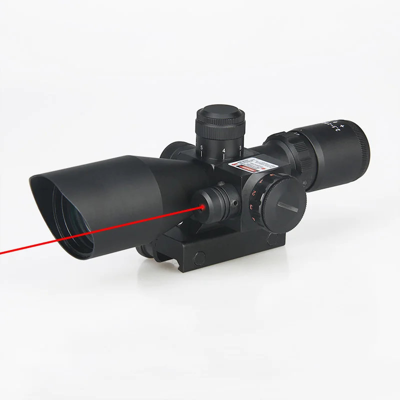 Caça Rifle Escopo Vermelho & Verde Iluminado Crosshair Sniper Gun Óptica Mira Riflescopes Eletro Ponto Vista 2.5-10x40e 19 Caça rifle escopo 2.5-10x40e vermelho & verde