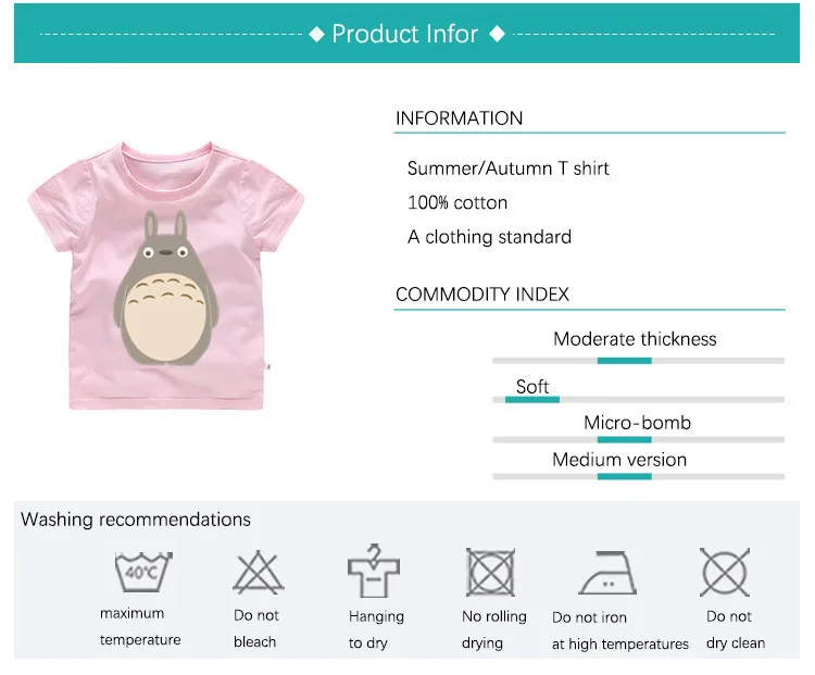 Милая Детская забавная футболка с Тоторо летняя белая футболка Harajuku для маленьких мальчиков и девочек детская одежда с героями мультфильмов b201