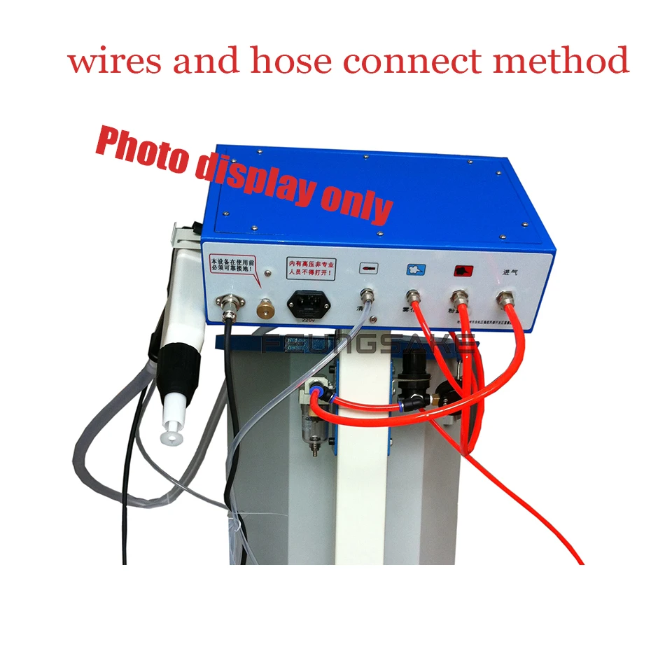 Электростатическая Машина для нанесения порошкового покрытия WX-958 Электростатическая Машина для нанесения порошкового покрытия распылительная машина для нанесения краски для пистолета переменного тока 110 В 220 В