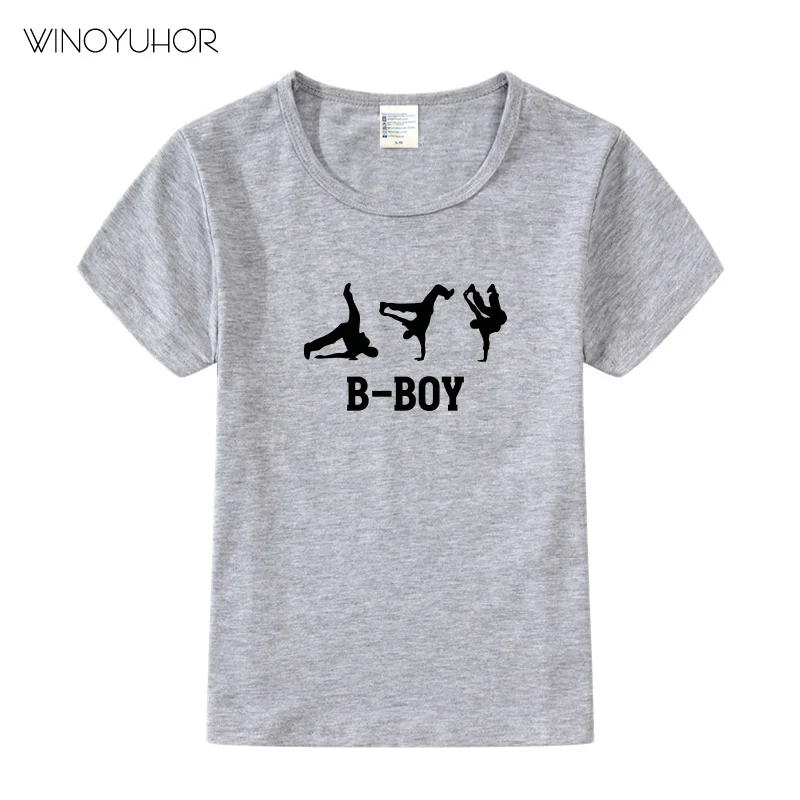 Футболки B boy для детей летняя футболка с коротким рукавом маленьких мальчиков