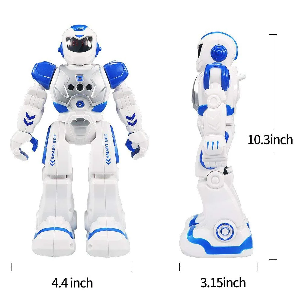 Remote Control Robot For Kids Intelligent Programmable Robot With Infrared Controller Toys,Dancing,Singing,Led Eyes,Gesture Se