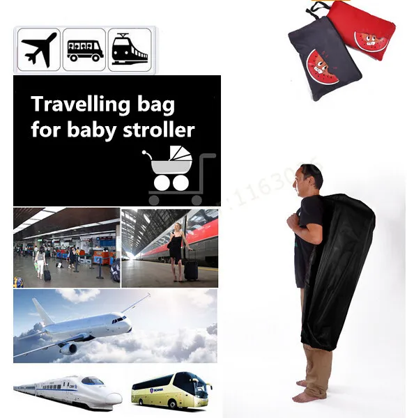 

Baby stroller child car storage bag storage bag travel backpack suspenders dust bag checked bags