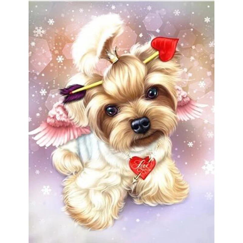 

Diamond Embroidery Sale Dog 5D DIY Diamond Painting Animal Full Square/Round Rhinestone Picture Diamond Mosaic yy405