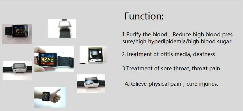 Китай Смарт-часы высокого артериального давления ниже крови жира и диабета 13 лучи био 650nm лазер красный световой терапии устройства для распродажа