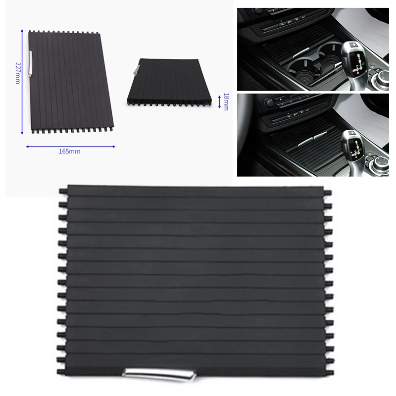Accesorios de 227*18mm cubierta de la consola central control deslizante para BMW X5 E70 07-14X6 e71 sección de coches