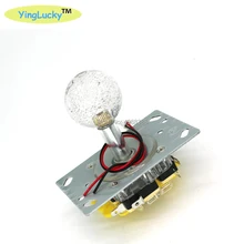 arcade joystick Beautiful Coin Operated Game Machine Parts Accessory Colorful LED Glitter Lighted Illuminated Joystick Arcade