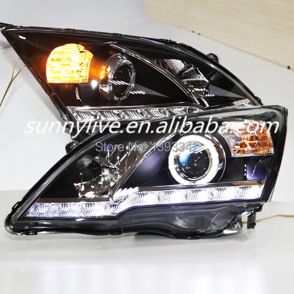 Светодиодная фара ангельские глазки для HONDA CRV 2007 2011 года LDV2|headlight flashing|projector