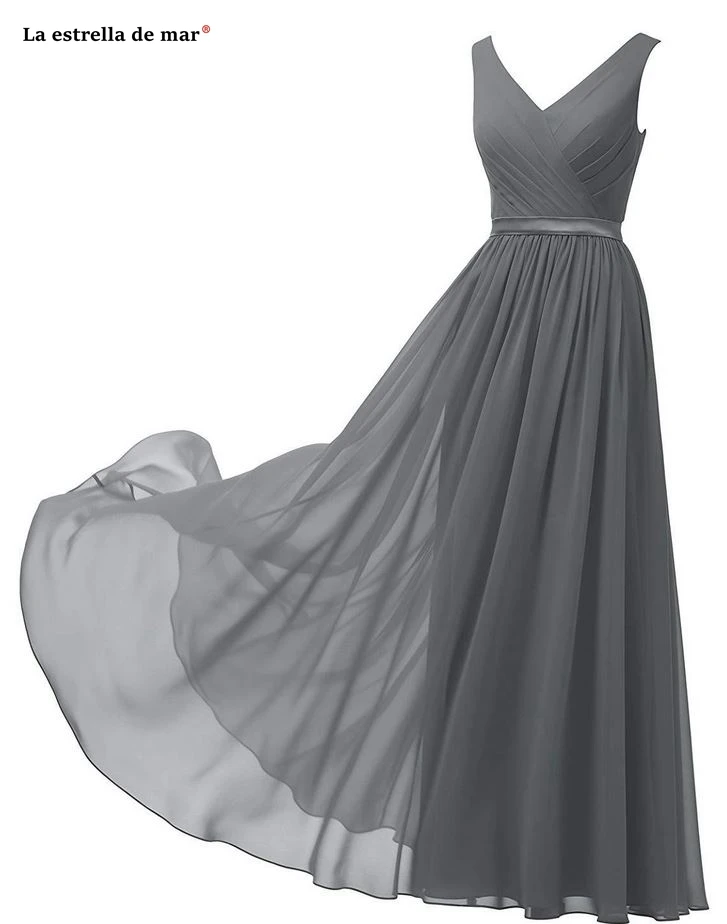 Vestido madrinha Горячие sexy шифон V шеи линии Королевский синий цвет темно-синий, бордовый мяты бирюзовое украшение фиолетовое платье для невесты длинные
