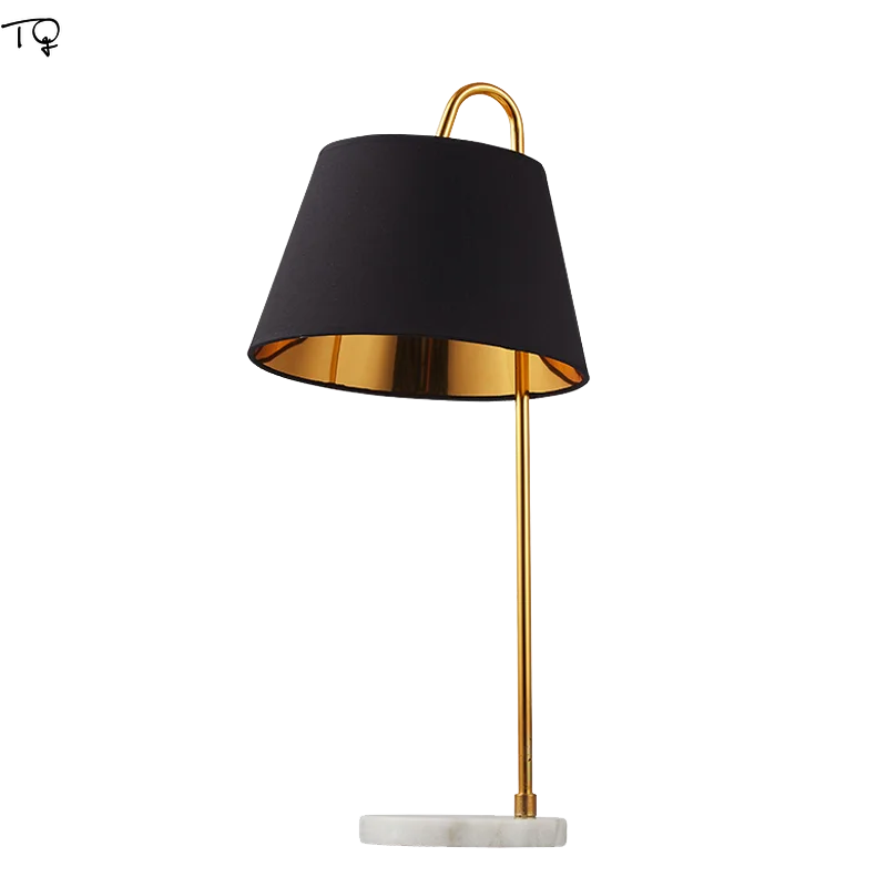 gold black table lamp