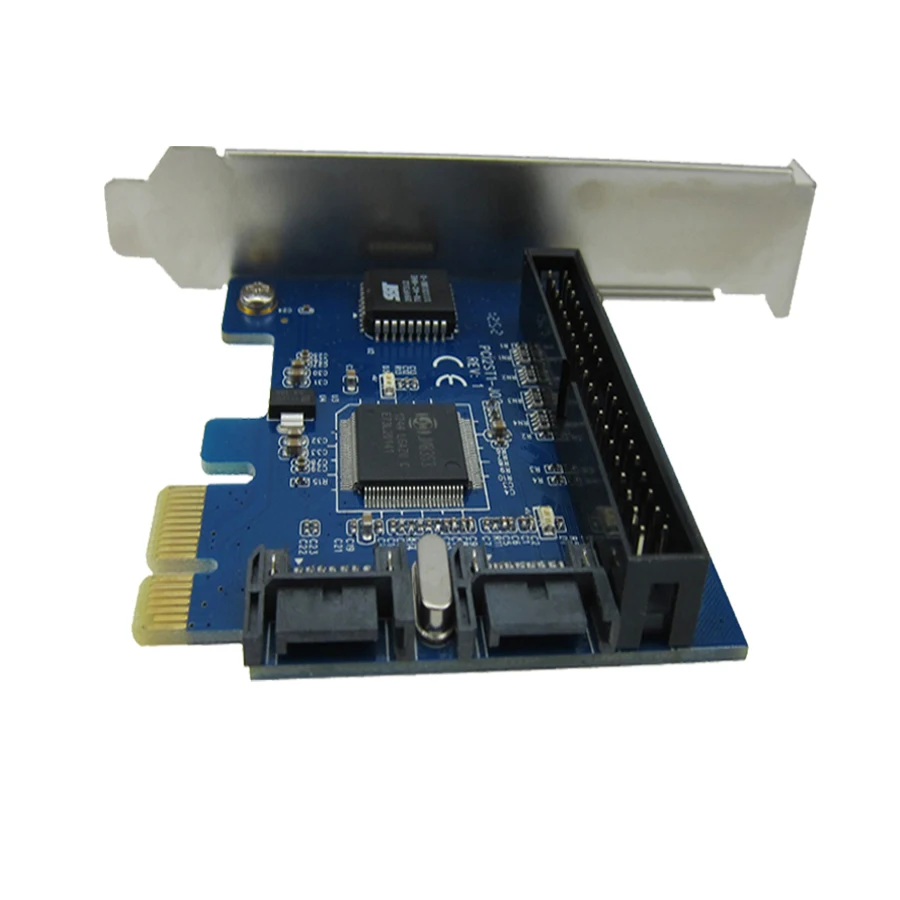 PCIE к SATA2.0 raid карта PCI-e К 2x SATA + IDE 40pin HDD SSD адаптер контроллера | Компьютеры и офис