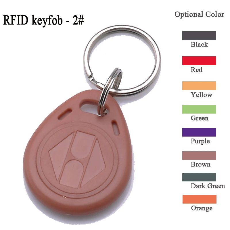 100 шт. rfid 125 кГц только для чтения брелок карты em4100 совместимо различных цветов на
