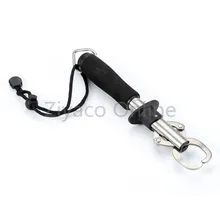 Control Fish Clamp Device Lures Stainless Steel Fishing Lip Grip Holder Grabber Pliers with Weight Scale