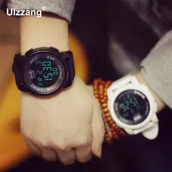 

2018 New Arrival LED Stop Watch Rubber Silicone Men Women Lover Watches High Quality Quartz Sports Wristwatches Gift