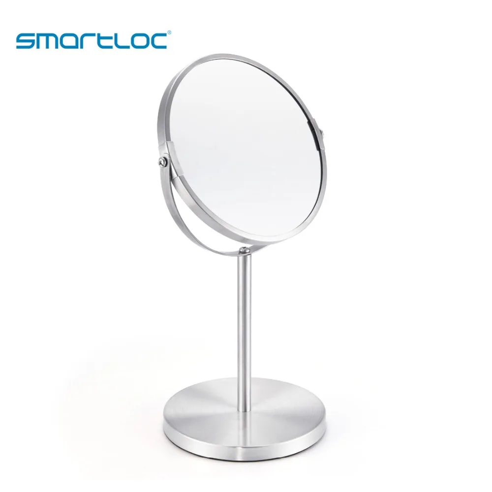 Smartloc الحديد 6.7 بوصة 3X المكبرة الحمام مرآة ماكياج حمام المكياج التجميل الغرور الذكية جدار 360 الدورية Smartloc الحديد 6.7 بوصة 3X المكبرة الحمام مرآة ماكياج حمام المكياج التجميل الغرور الذكية جدار 360 الدورية