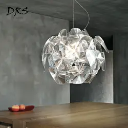 Nordic дизайнер акрил подвесные светильники современный минималистский семенных лобби освещения Спальня Обеденная Висячие подвеска