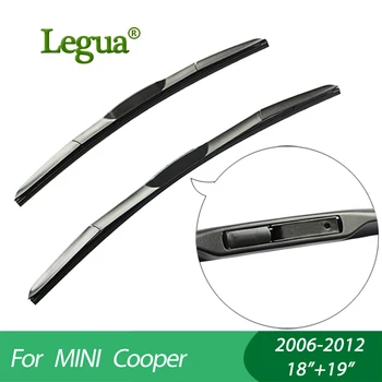 

Legua Wiper blades for Mini Cooper(2006-2012),18"+19",car wiper,Hybrid type Rubber, Windscreen Wipers, Car accessory