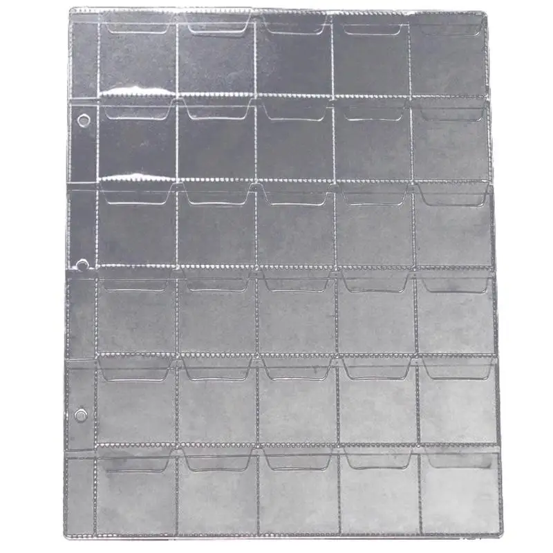 

30Pcs Coin Album Page Leaf Collection Album Inside Page