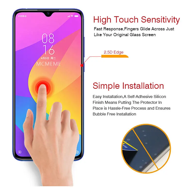 Защитное стекло для xiaomi 9 se 9t pro закаленное Xiaomi Mi Cc9 Cc9e защитная пленка телефона