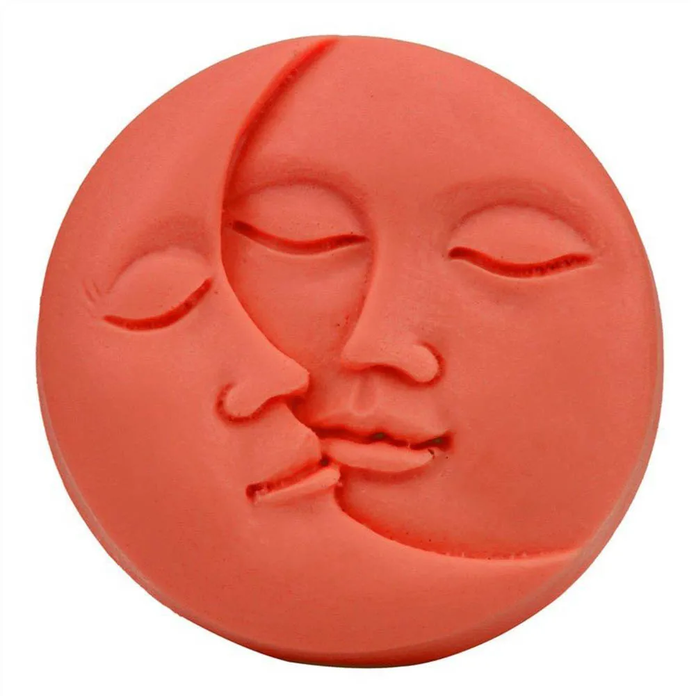 

Sun Moon Faces Silicone Soap Molds Craft DIY Handmade Soap Bake Mould Tool MF999