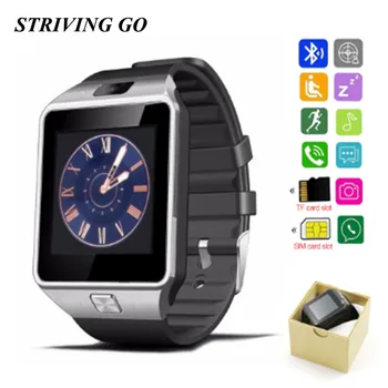 

10 pcs/lot DZ09 Touch Screen Bluetooth Smart Watch With Camera Bluetooth WristWatch For IOS Android Phone PK U8 A1 Q18 GV18 T8