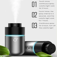 200 мл емкость мини USB Автомобильный увлажнитель воздуха ночник эфирное масло Арома диффузор тумана очиститель воздуха автомобиля