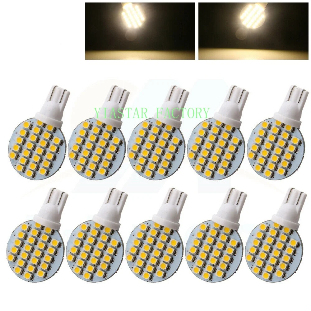 Yiastar 50 шт Новые поступления! T10 194 168 W5W 1210 3528 24 светодиодный 24 SMD, работающего на постоянном токе 12 В в супер яркий белый/теплый белый/холодный белый лампы для автомобильных фар
