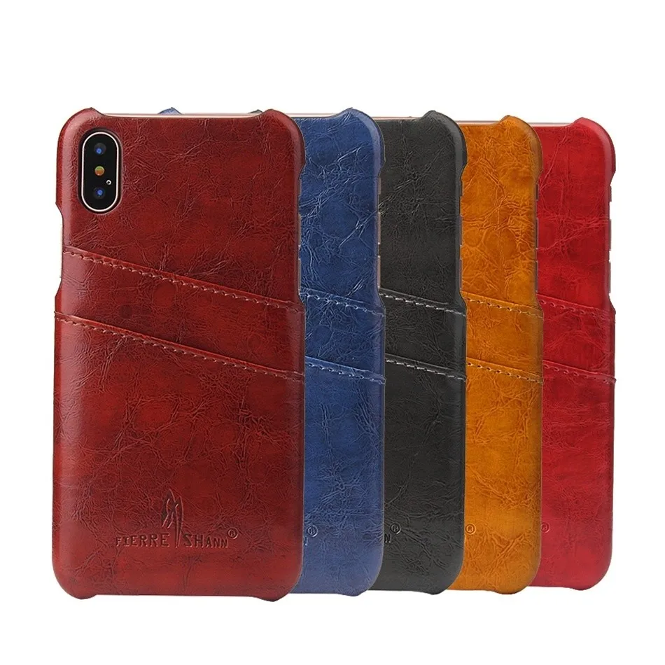 Масляная Вощеная кожаная задняя крышка для iPhone, 14, 6S, 7, 8 Plus, Xs, 11, 12, 13, 15 Pro Max, XR, роскошная высококачественный бренд корпуса, оригинал
