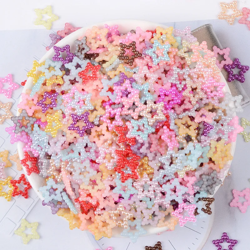 Five-pointed Star Diy Slime Accessories Supplies Interactive Toy for Children Kids Craft Projects Nail Art Molds and Decorations