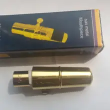 Высококачественный металлический саксофон Selmer мундштук альт саксофон MPC позолоченный Размер 7