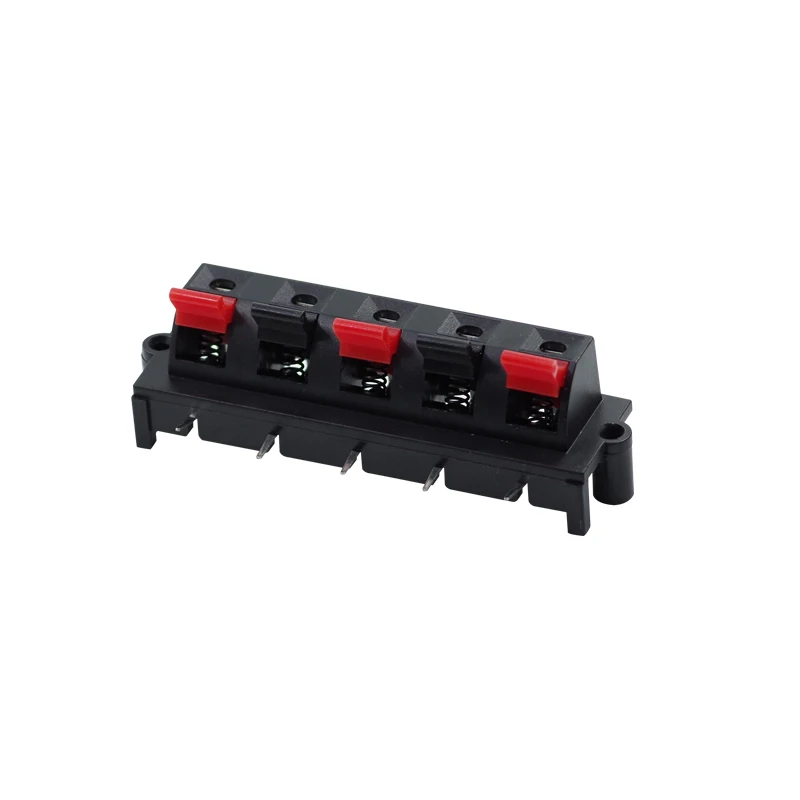 

5-bit audio quick wiring aging test clip square outer terminal block 90 degree test light clip