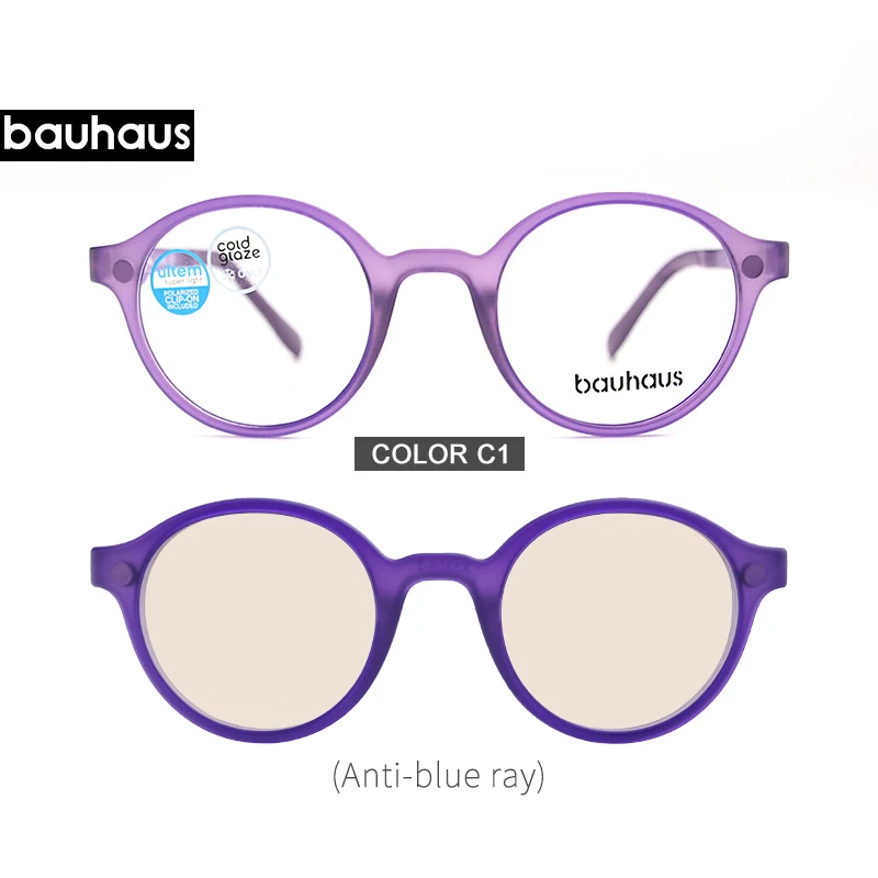 Ultem рамка для детских очков круглые Модные оптические очки Магнитная оправа солнцезащитные очки анти-голубые очки - Цвет линз: x3308-c1-2