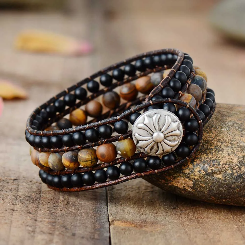 

Women Designer Bracelets Natural Stones Botswana Onyx Turqouise Cuff Bracelets Vintage Bohemia Steampunk Bracelet Femme Jewelry
