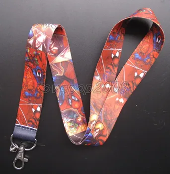 

Lot 50Pcs Popular Deadpool Strap Lanyard For ID Badge Cell Phone Key chain Great Gift J17