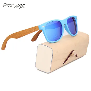 

Vintage Style Male Sunglasses Plastic Frame Glasses Famous Brand Eyewear with Logo Polarized Wood Sunglasses UV400