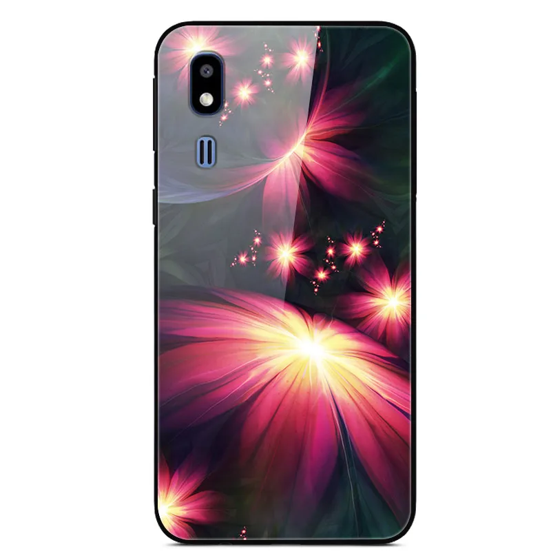 Для samsung A2 Core стеклянный чехол A20e силиконовый чехол для телефона samsung Galaxy A20 A2Core A2 Core A20e закаленное стекло телефон