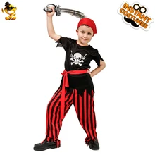 DSPLAY, костюм пирата для мальчиков, детские тонкие вечерние костюмы на Хэллоуин, для ролевых игр, пиратские костюмы на год, вечерние костюмы