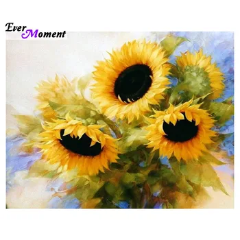 

New Diamond mosaic full diamond embroidery beads Beautiful Mosaic sunflowers floral diamonds cross stitch painting ASF065