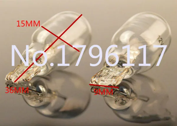 50Pcs T15 W16W W2.1X9.5d 12V 21W E4 Auto Car Reverse Light Bulb Wedge push in type bulb Interior Halogen Gauge Lamp | Автомобили и
