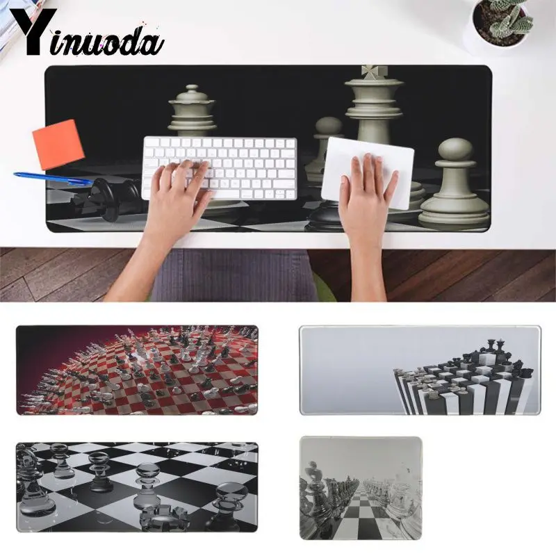 

Yinuoda Simple Design International chess Gamer Speed Mice Retail Small Rubber Mousepad Speed/Control Version Large Gaming Pad