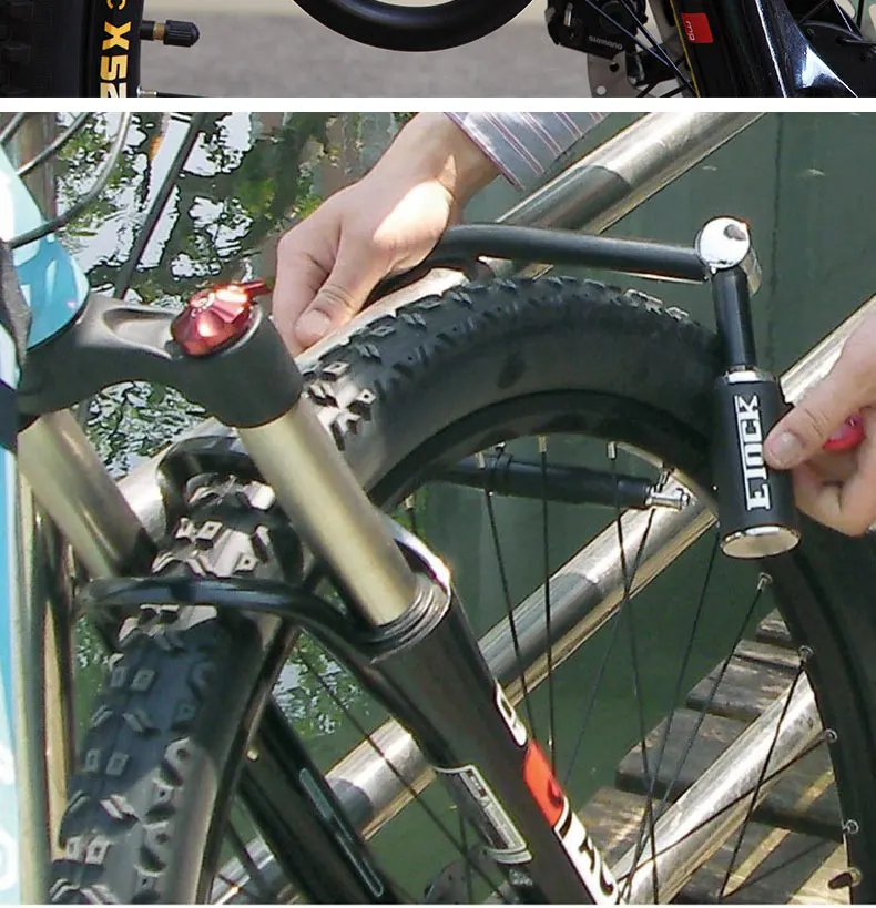 ETOOK стальной велосипед U замок Противоугонный твердый электронный велосипедный замок сильная Безопасность MTB шоссейный велосипед