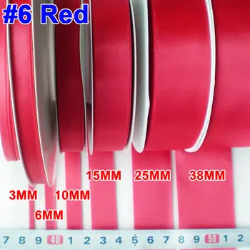 

4X25 YARD MIX COLOR 25mm Width Premium Single/Double Faced Sided Satin Fabric Ribbon Reel 20 colors