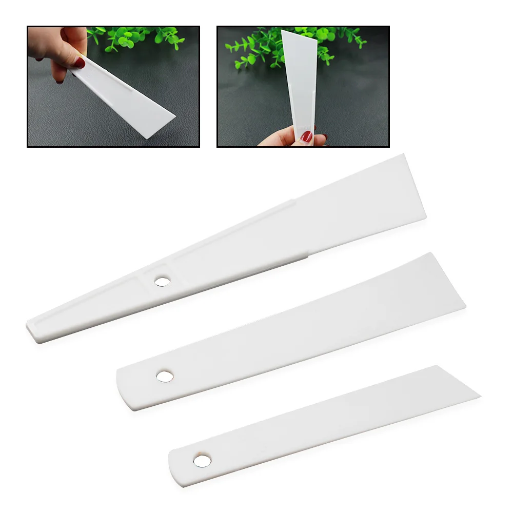 Plastic Cow Leather Scraper DIY Handmade Sewing Leather Crafts Tool Apply Glue Sheet Gumming Glue Gluing Carving Stitching