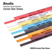 Taiwan Besdia Ceramic Fiber Stones Oilstone Made in Japan 1004 1006 1010 Cylindrical Oilstone 3.0*100