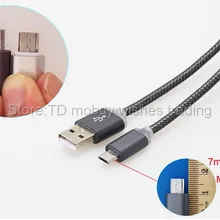 1 м 7 мм Длинный кабель зарядного устройства микро-usb аксессуары для зарядки Blackview Leagoo M5 Bluboo Maya Oukitel K6000/Pro U20 Plus