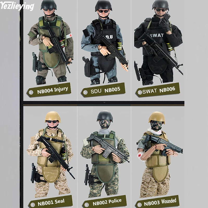 1 Pcs 12 "1 6 SWAT SDU Segel Terluka Medis Menjaga Gendarmerie