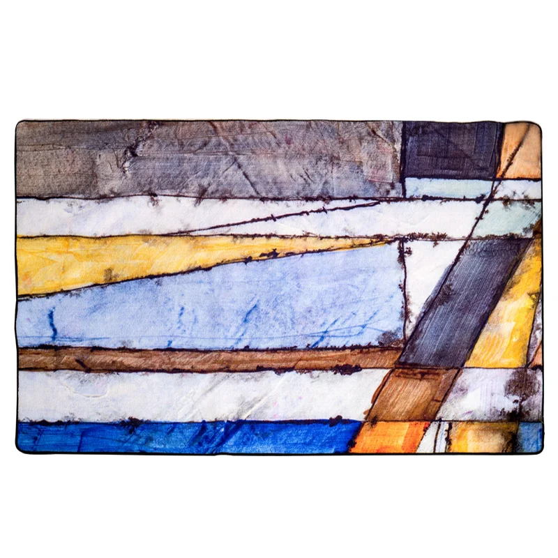 WINLIFE, современный стиль, акварельный ковер, абстрактное искусство, ковер для гостиной, Противоскользящий коврик для спальни/отеля, большой коврик, моющийся ковер